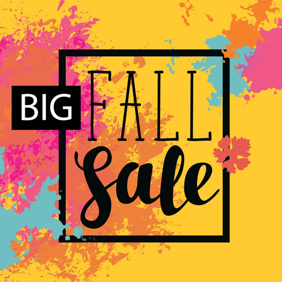 Big Fall Sale!
