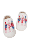 Nutcrackers Christmas Holiday Sherpa Slippers