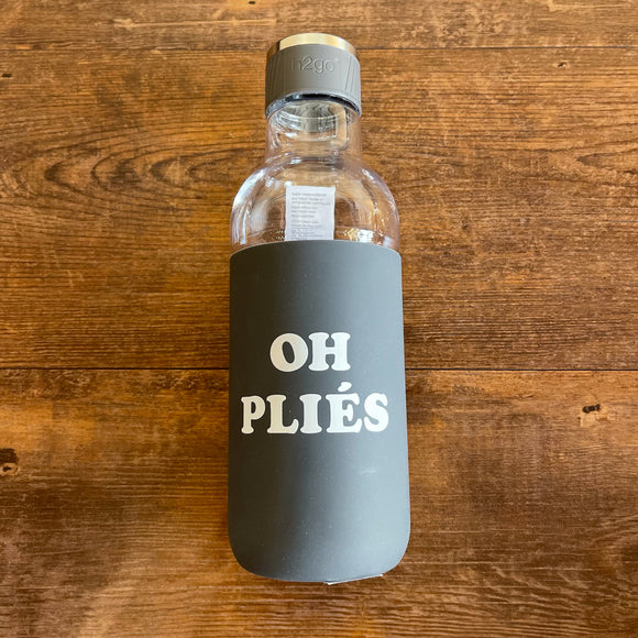 Drinkware Oh Pliés Water Bottle Silicone Sleeve
