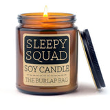 Burlap Bag 9 Oz Soy Candle