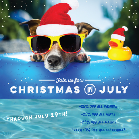 It's time for Christmas in July!