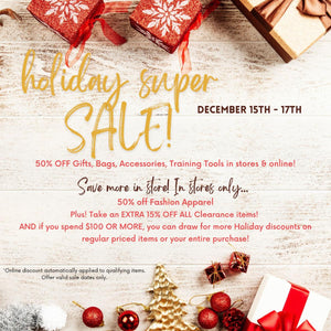 It's our last sale of the year!