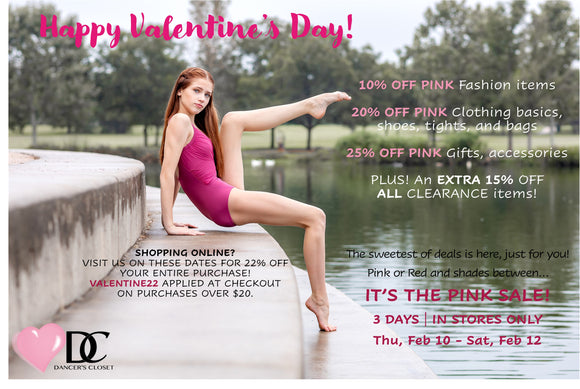 Happy Valentine's Day It's the PINK SALE!