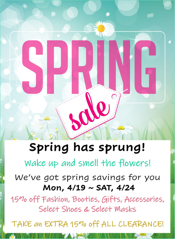 Spring Sale Event is here!
