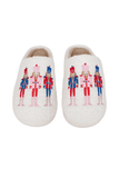 Nutcrackers Christmas Holiday Sherpa Slippers