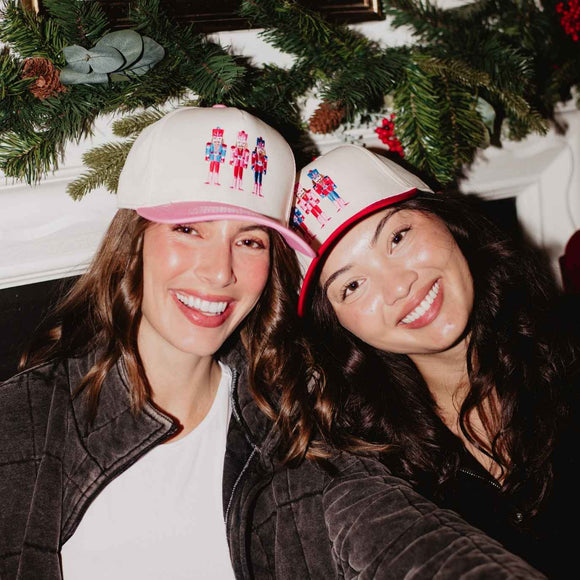 Nutcrackers Vintage Christmas Trucker Hats for Women