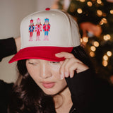 Nutcrackers Vintage Christmas Trucker Hats for Women
