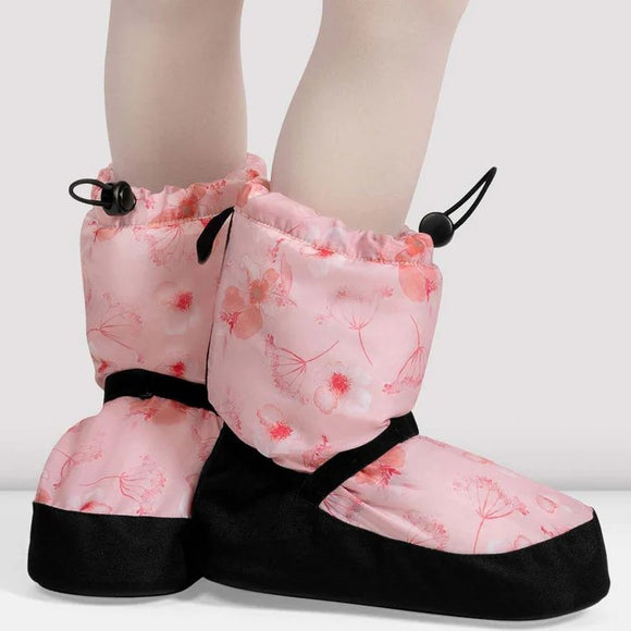 Fall 24 Floral Bootie Youth Pink