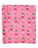Nutcracker Cutie Throw   Pink/Multi   50x60